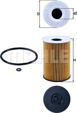 KNECHT OX 787D - Oljni filter parts5.com