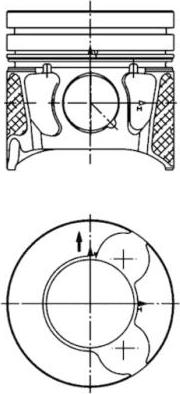 Kolbenschmidt 99700600 - Männät parts5.com