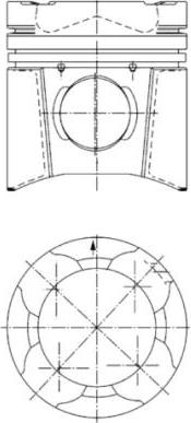 Kolbenschmidt 94846600 - Kolben parts5.com