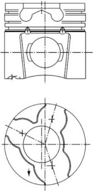 Kolbenschmidt 97412700 - Pistón parts5.com