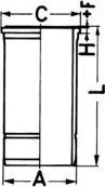 Kolbenschmidt 89897110 - Camasa cilindru parts5.com