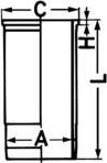 Kolbenschmidt 89927110 - Camasa cilindru parts5.com