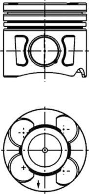 Kolbenschmidt 41288600 - Tłok parts5.com