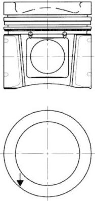 Kolbenschmidt 40332610 - Tłok parts5.com