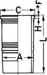 Kolbenschmidt 89186110 - Vlożka valcov parts5.com