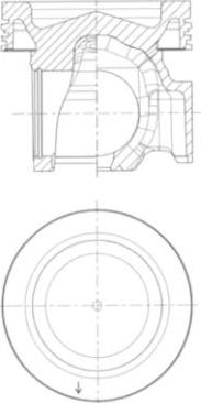 Kolbenschmidt 40834601 - Piston parts5.com