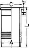 Kolbenschmidt 89912110 - Camasa cilindru parts5.com