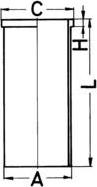 Kolbenschmidt 89177190 - Camasa cilindru parts5.com