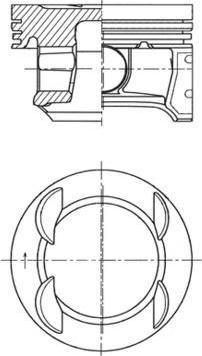 Kolbenschmidt 41007600 - Piston parts5.com