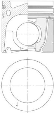 Kolbenschmidt 41088600 - Piston parts5.com