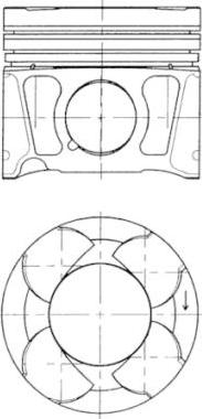 Kolbenschmidt 41070600 - Pistón parts5.com