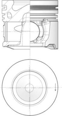 Kolbenschmidt 41253600 - Бутало parts5.com