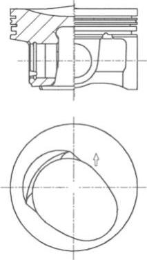 Kolbenschmidt 41257600 - Pistón parts5.com