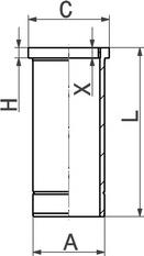 Kolbenschmidt 89920110 - Cylinder Sleeve parts5.com