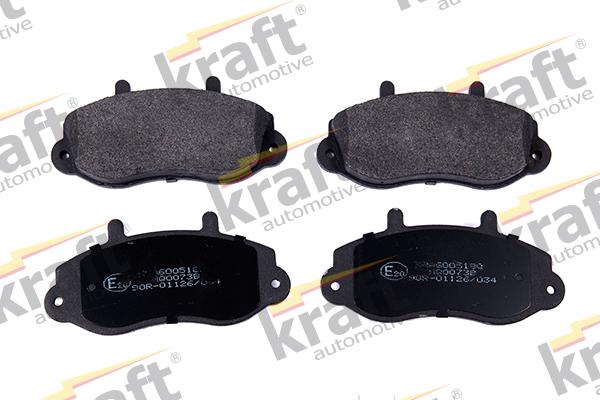 KRAFT AUTOMOTIVE 6005180 - Kit de plaquettes de frein, frein à disque parts5.com