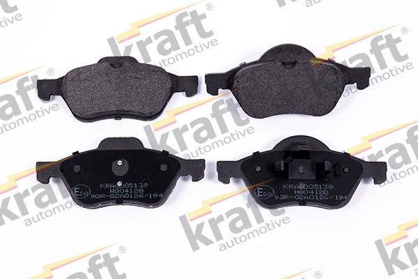 KRAFT AUTOMOTIVE 6005139 - Σετ τακάκια, δισκόφρενα parts5.com