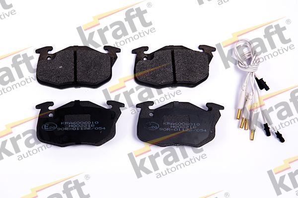 KRAFT AUTOMOTIVE 6006010 - Komplet zavornih oblog, ploscne (kolutne) zavore parts5.com