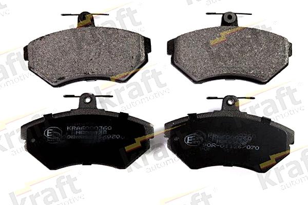 KRAFT AUTOMOTIVE 6000360 - Brake Pad Set, disc brake parts5.com