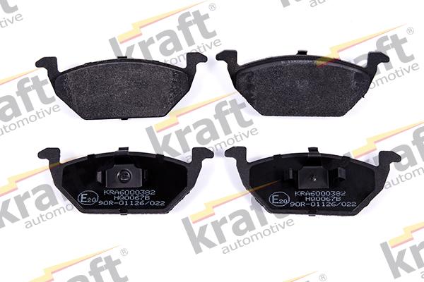 KRAFT AUTOMOTIVE 6000382 - Piduriklotsi komplekt,ketaspidur parts5.com