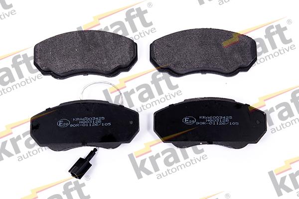 KRAFT AUTOMOTIVE 6003425 - Sada brzdových platničiek kotúčovej brzdy parts5.com