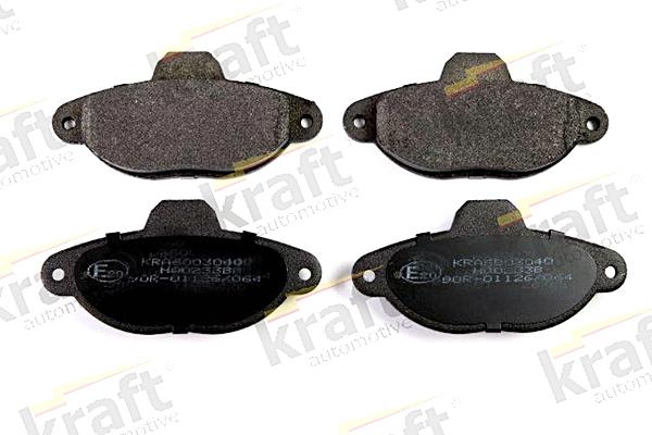 KRAFT AUTOMOTIVE 6003040 - Sada brzdových destiček, kotoučová brzda parts5.com