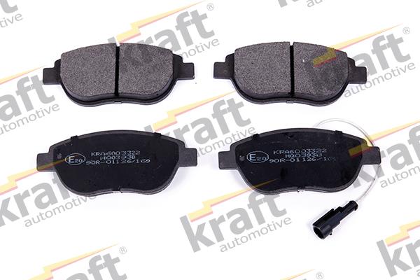 KRAFT AUTOMOTIVE 6003322 - Σετ τακάκια, δισκόφρενα parts5.com