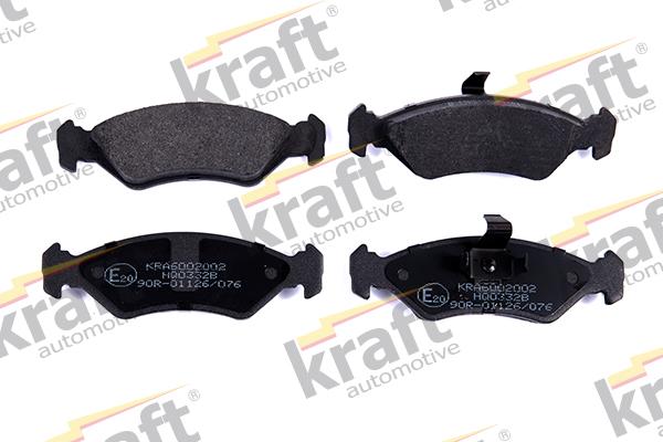 KRAFT AUTOMOTIVE 6002002 - Sada brzdových platničiek kotúčovej brzdy parts5.com