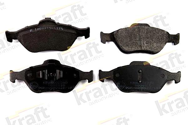 KRAFT AUTOMOTIVE 6002340 - Zestaw klocków hamulcowych, hamulce tarczowe parts5.com