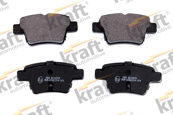 KRAFT AUTOMOTIVE 6016000 - Sada brzdových destiček, kotoučová brzda parts5.com