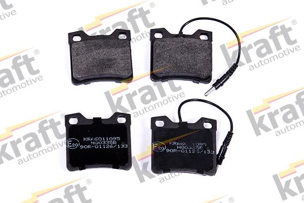 KRAFT AUTOMOTIVE 6011095 - Zestaw klocków hamulcowych, hamulce tarczowe parts5.com