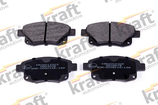 KRAFT AUTOMOTIVE 6012323 - Sada brzdových destiček, kotoučová brzda parts5.com