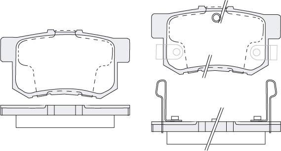 KSH EUROPE 1850.0058092 - Σετ τακάκια, δισκόφρενα parts5.com