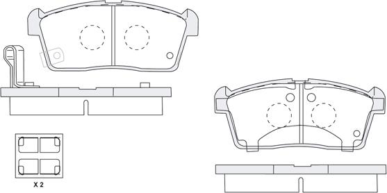 KSH EUROPE 1850.0058040 - Set placute frana,frana disc parts5.com