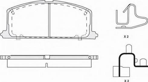 KSH EUROPE 1850.0058097 - Zestaw klocków hamulcowych, hamulce tarczowe parts5.com