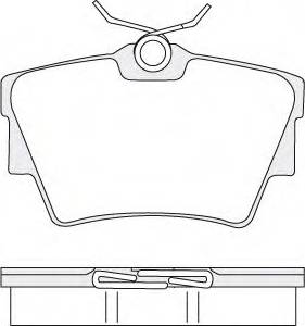 RENAULT 77 11 946 176 - Komplet pločica, disk-kočnica parts5.com