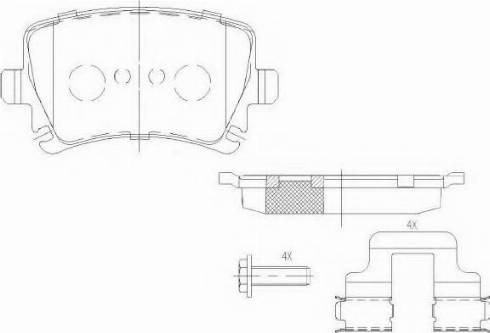 KSH EUROPE 1850.0058231 - Fren balata seti, diskli fren parts5.com