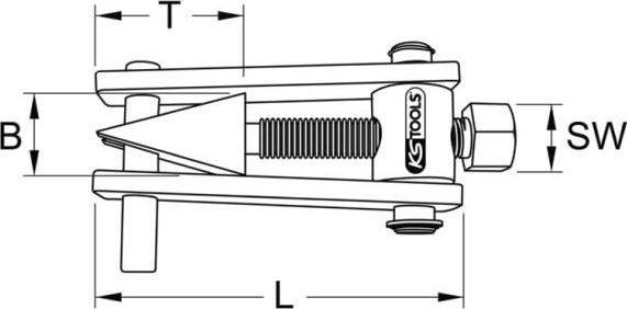 KS Tools BT591085 - Suport scula arbore cotit parts5.com