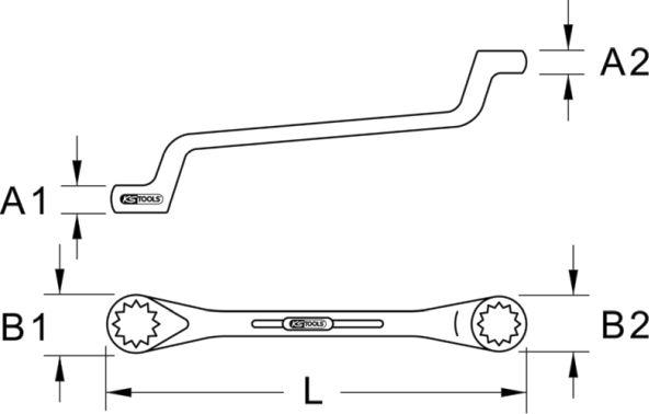 KS Tools BT521300 - Sculă montaj, ventilator (cuplaj fricțiune lichid) parts5.com