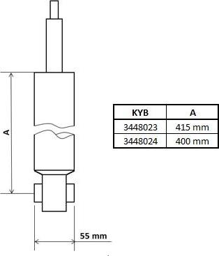 KYB 3448024 - Tlmič pérovania parts5.com