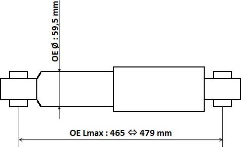 KYB 3450023 - Lengéscsillapító parts5.com