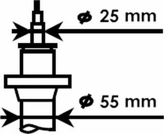 KYB 325700 - Shock Absorber parts5.com