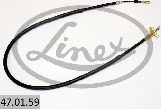 Linex 47.01.59 - Cable de accionamiento, freno de estacionamiento parts5.com