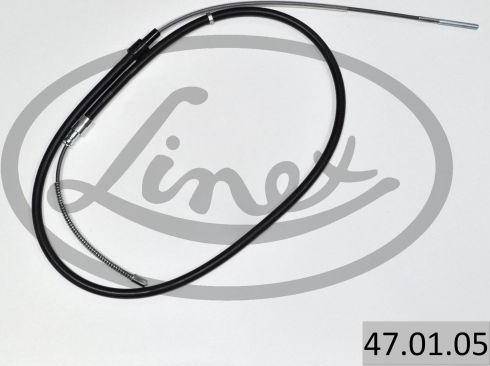 Linex 47.01.05 - Cable, parking brake parts5.com