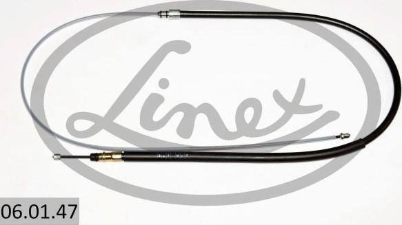 Linex 06.01.47 - Cablu, frana de parcare parts5.com