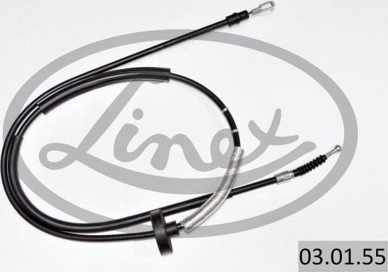 Linex 03.01.55 - Cable, parking brake parts5.com