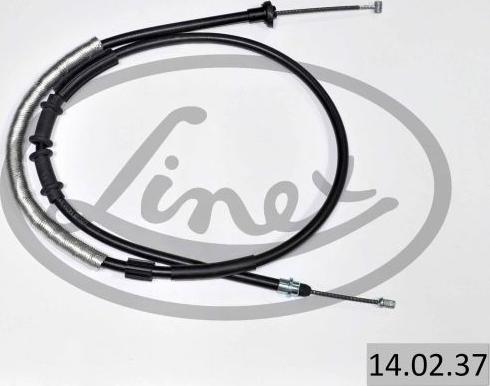 Linex 14.02.37 - Cablu, frana de parcare parts5.com