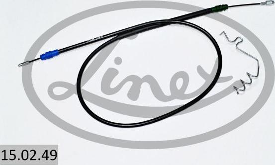 Linex 15.02.49 - Cable, parking brake parts5.com