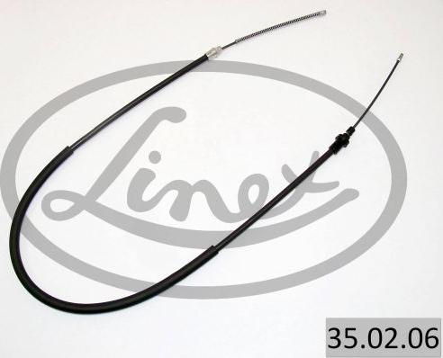 Linex 35.02.06 - Cable de accionamiento, freno de estacionamiento parts5.com