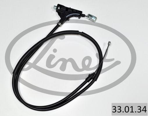 Linex 33.01.34 - Cable, parking brake parts5.com