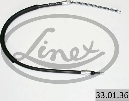 Linex 33.01.36 - Cablu, frana de parcare parts5.com